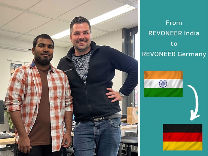 From REVONEER India to REVONEER Germany 